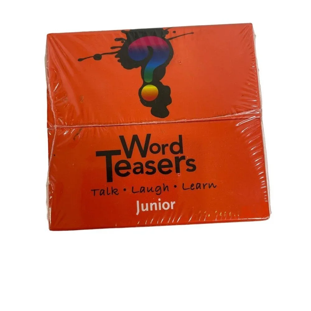 WordTeasers Junior Educational Card Conversation Starters Grades 4-6 Vocabulary